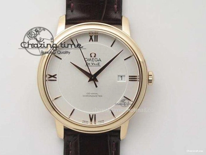 0329 Original De Ville Prestige Small Second TWF 1:1 Best Edition Gray Dial on Black Leather Strap MIYOTA 8036